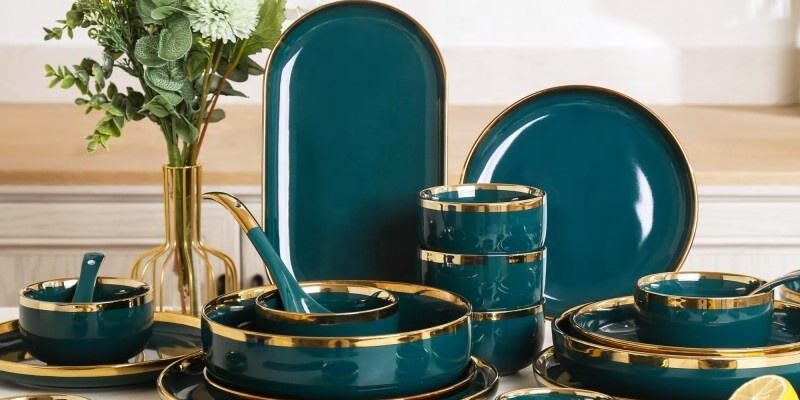 Creative Ceramic Tableware Set with Plates