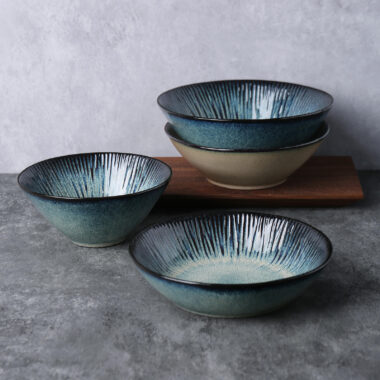 Modern luxury 16-piece stoneware dinnerware set with custom logo