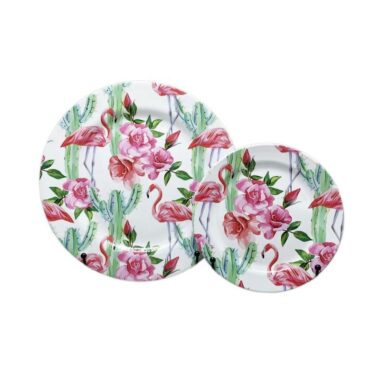 Custom Logo Melamine Dinnerware Set - Plates & Bowls
