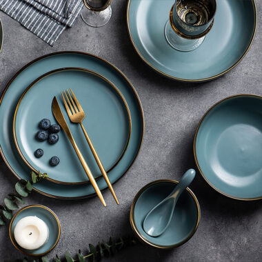 High-End Porcelain Melamine Dinnerware Set