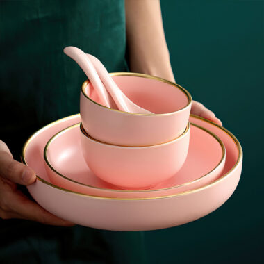 High-End Porcelain Melamine Dinnerware Set