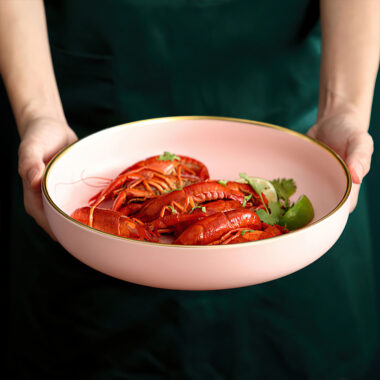 High-End Porcelain Melamine Dinnerware Set