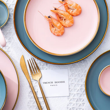 High-End Porcelain Melamine Dinnerware Set