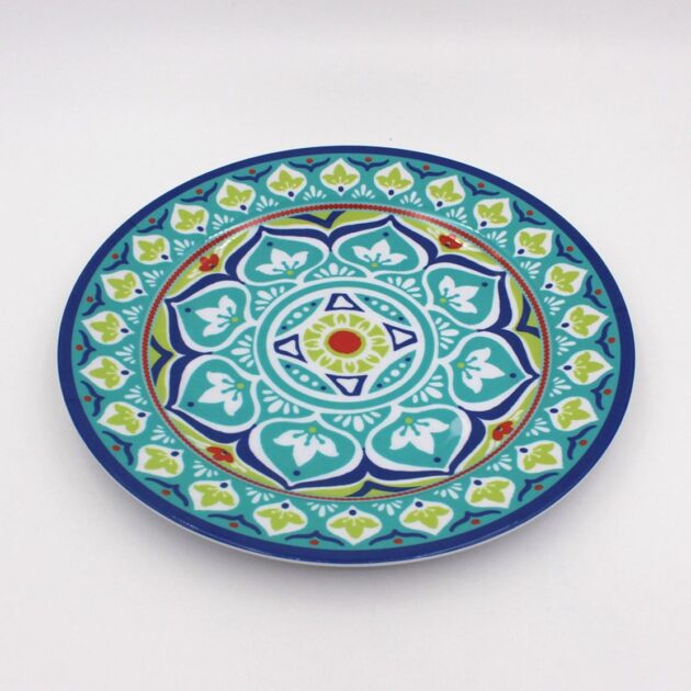 Elegant round melamine wedding dinner plates 11 inch