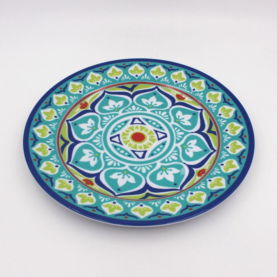 Elegant round melamine wedding dinner plates 11 inch