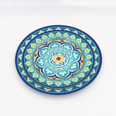 Elegant round melamine wedding dinner plates 11 inch
