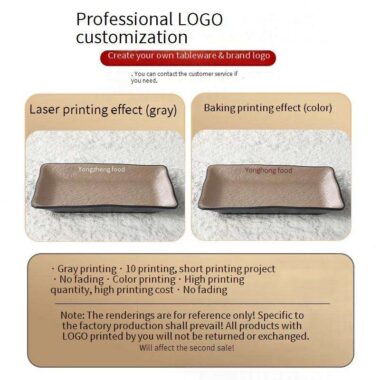  Korean and Japanese Style Melamine Dinnerware Plates and Dishes