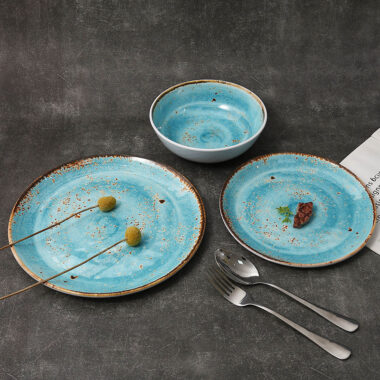 Nordic Melamine Salad Sashimi Plate for Restaurant