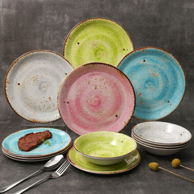 Nordic Melamine Salad Sashimi Plate for Restaurant