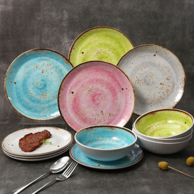 Nordic Melamine Salad Sashimi Plate for Restaurant