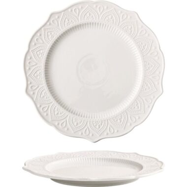  Minimalism European white embossed ceramic 