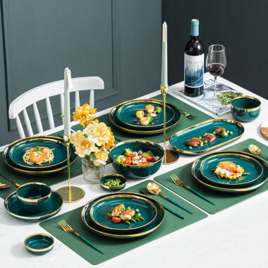 Modern Japanese Style Ceramic Dinnerware Set
