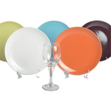 Wholesale Custom Logo Ceramic Dinner Plates – Elegant Porcelain Dessert Charger