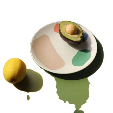 Wholesale Luxury Bamboo Fiber Melamine Plates