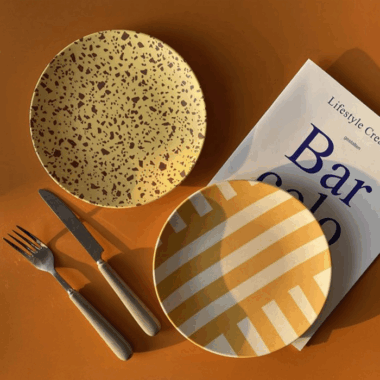 Wholesale Luxury Bamboo Fiber Melamine Plates