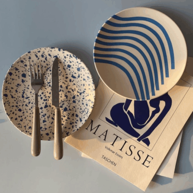 Wholesale Luxury Bamboo Fiber Melamine Plates