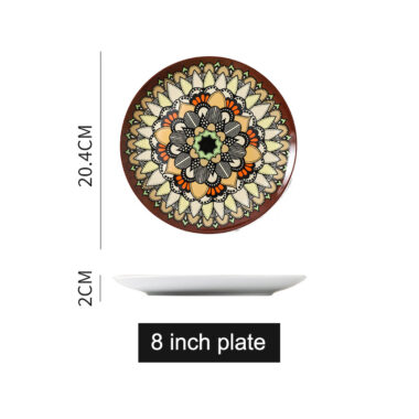 Nordic Bohemian Porcelain Plates