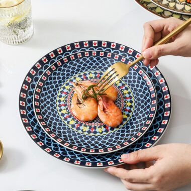 Nordic Bohemian Porcelain Plates