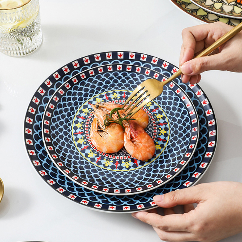Nordic Bohemian Porcelain Plates