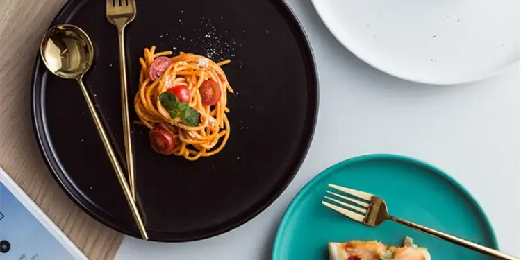 Porcelain Nordic Matte Dinner Plates