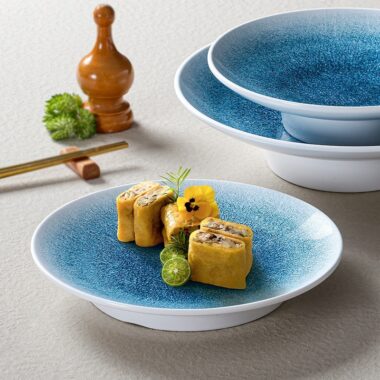 High-Foot Melamine Soup Plate