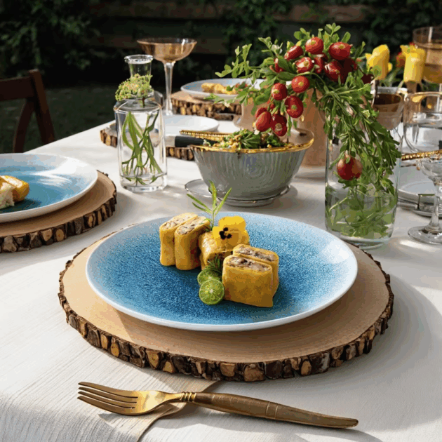 High-Foot Melamine Soup Plate