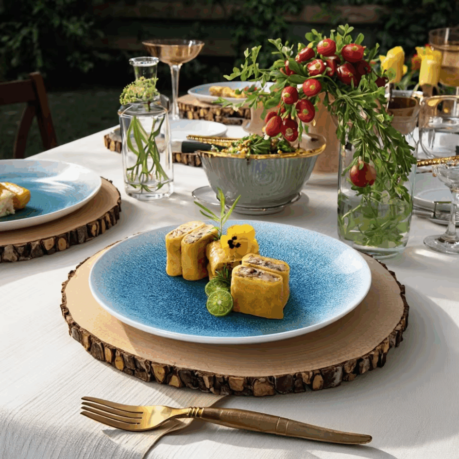 High-Foot Melamine Soup Plate