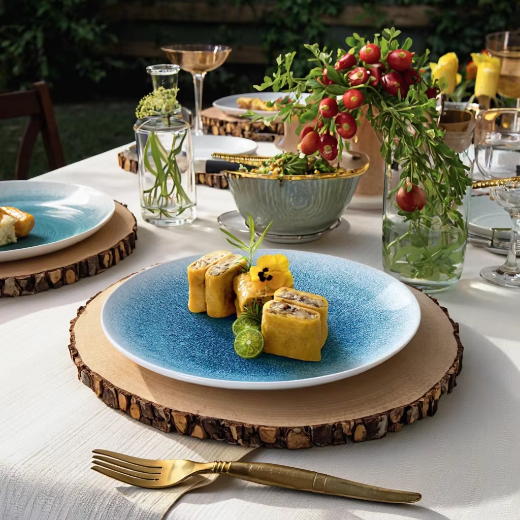 High-Foot Melamine Soup Plate