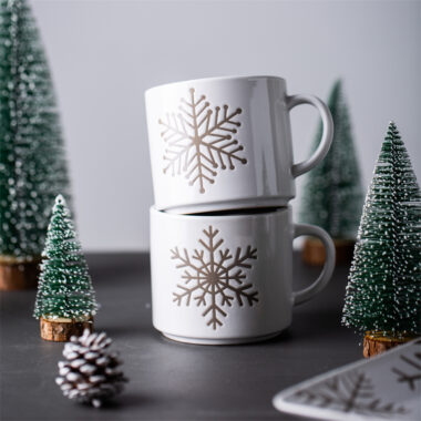 Snowflake Ceramic Dinnerware Set